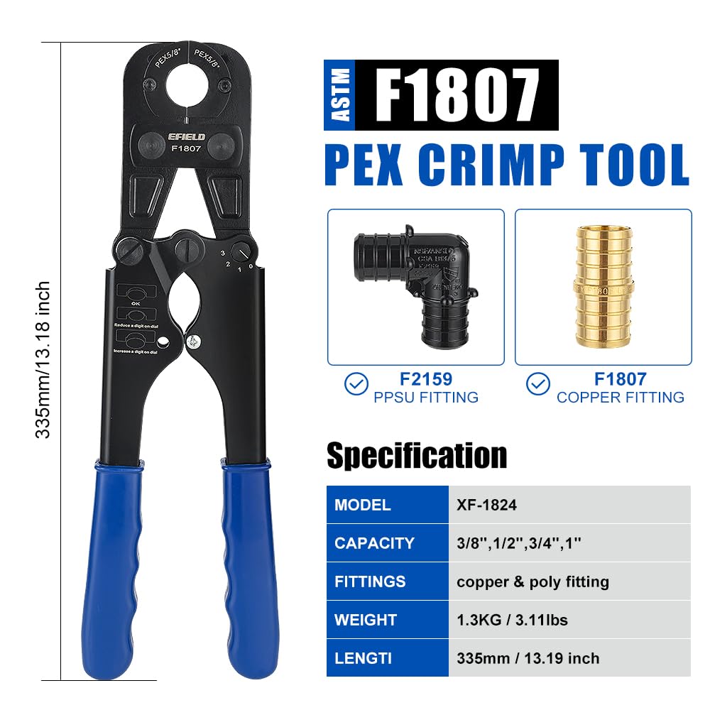 PEX Crimping Tool, HK-1824+ Cutter