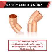 2" 45º Copper Elbow