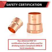 2" C X FNPT Copper Female Adapter