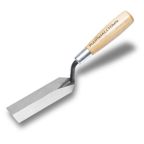 5 in x 1 1/2 in Marshalltown Margin Trowel w/ Wood Handle