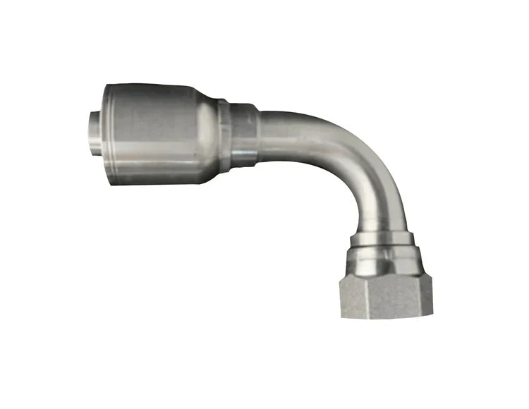 600SF-FJX90-20-20 | Spiralfit , FEMALE JIC 90, 1-1/4" hose x 1-1/4" JIC; 6 Wire
