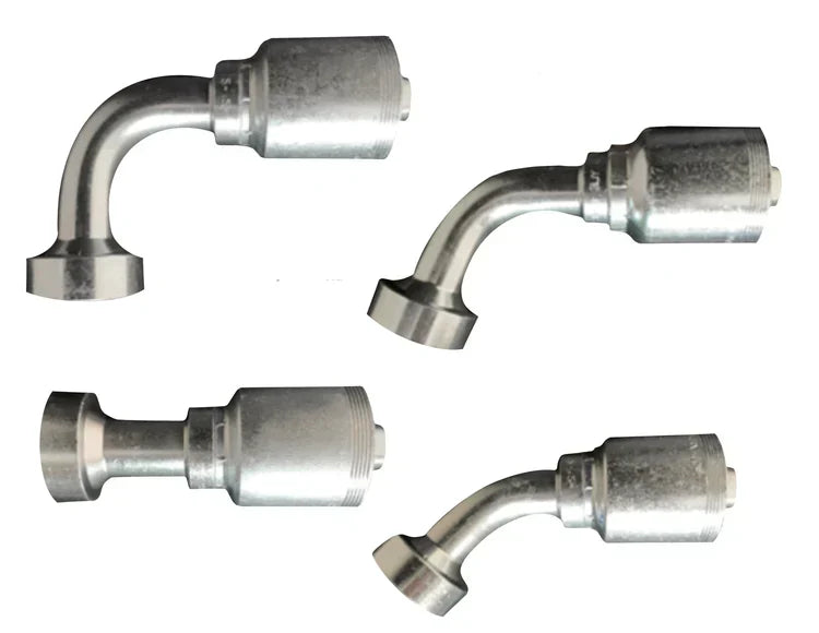 600SF-CAT-90L-16-16 | SPIRALFIT,90 DEGREE LONG DROP, 1" HOSE X 1" CAT FLANGE