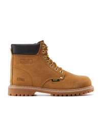 Kiwi Premium Wheat Nubuck 6" Steel Toe Water Resistant Work Boots [60100]