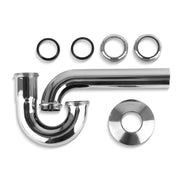1-1/2" P-Trap, 17GA, Chrome Plated Brass
