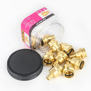 3/4" Press x 1/2" PEX Crimp Brass Adapter (Lead Free)