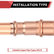 3/4" Copper Press Extended Coupling (Lead Free)