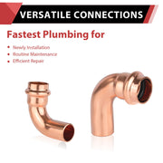 3/4" Press Copper Street Elbow (Lead Free)