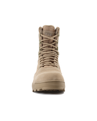 Kiwi Durable Sand Suede 6.5" Steel Toe Zipped Water Resistant Tactical Boots [60200]