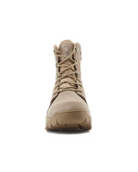 Kiwi Rugged Sand Suede 7" Steel Toe Zipped Water Resistant Tactical Boots [60400]