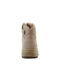 Kiwi Rugged Sand Suede Mid-Cut 6" Composite Toe Zipped Water Resistant Tactical Boots [68000]