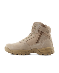 Kiwi Rugged Sand Suede Mid-Cut 6" Composite Toe Zipped Water Resistant Tactical Boots [68000]