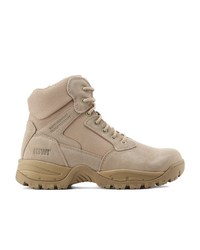 Kiwi Rugged Sand Suede Mid-Cut 6" Composite Toe Zipped Water Resistant Tactical Boots [68000]
