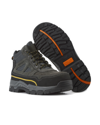 Kiwi Trail Grey Suede/Nylon 5" Steel Toe Water Resistant Work Boots [63300]