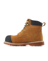 Kiwi Premium Wheat Nubuck 6" Composite Toe Waterproof Cap-Toe Work Boots [69000]