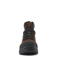 Kiwi ProGuard Brown Crazy Horse Leather Mid-Cut 6" Composite Toe Waterproof Tactical Boots [69200]