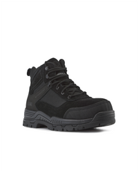 Kiwi Trek Black Suede/Nylon 5" Steel Toe Water Resistant Work Boots [63500]