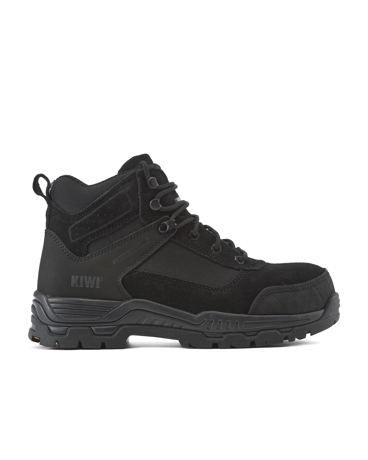 Kiwi Trek Black Suede/Nylon 5" Composite Toe Water Resistant Work Boots [68600]