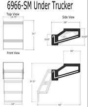 Under Trucker Truck Ladder - Side Mount - 6966SM product image