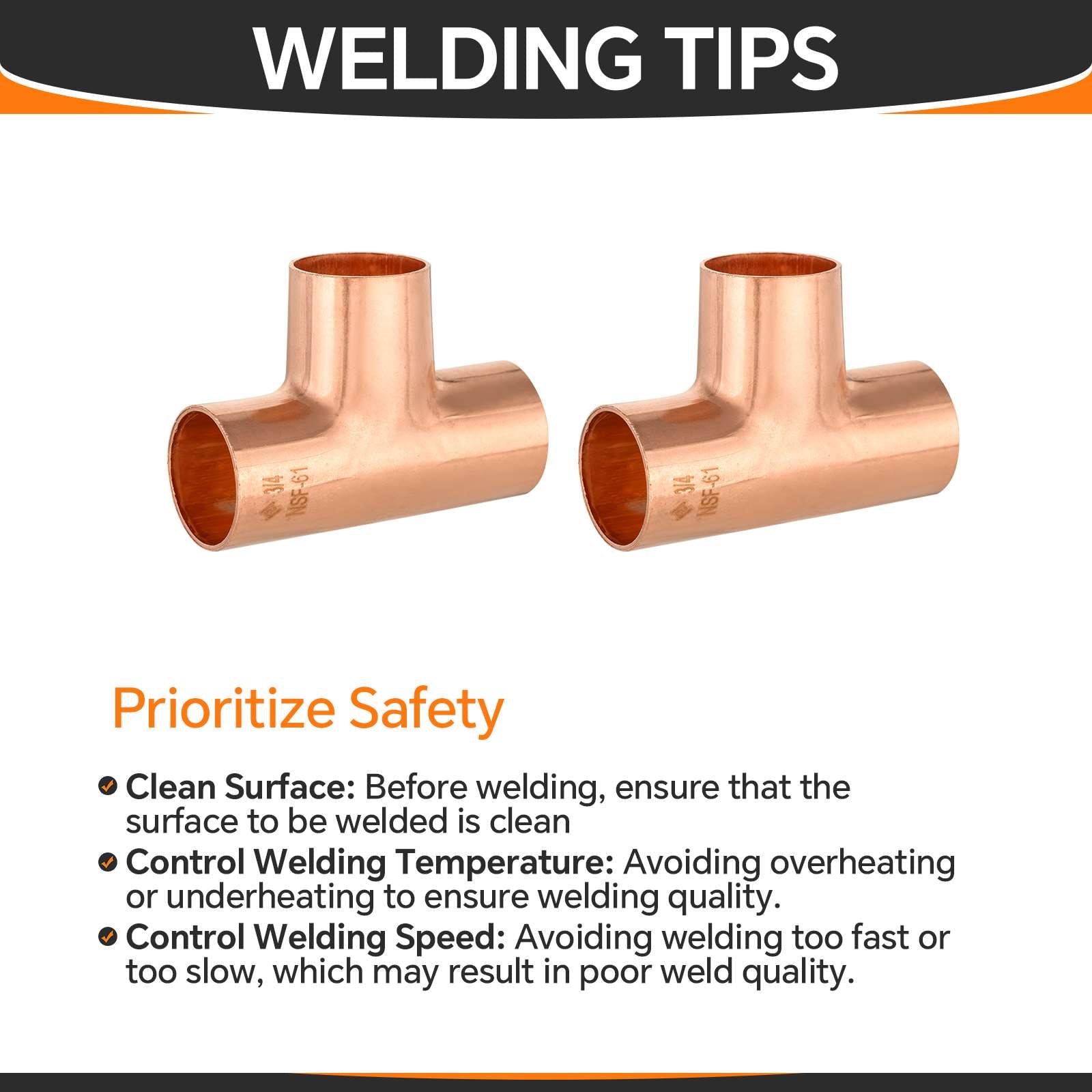3/4" x 3/4" x 3/4" Copper Tee