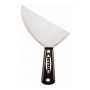 6 in HYDE Tools Black & Silver Clipped Drywall Pointing Knife