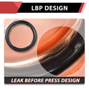 3/4" x 3/4" x 3/4" Copper Press x Press x Female Thread Tee (Lead Free)