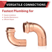 30 Pcs 1" Press Copper Street Elbow (Lead Free)