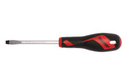 Teng Tools 6.5mm / 1/4 Inch x 100mm / 3.9 Inch Long Flat Type Slotted Head Screwdriver - MD932N