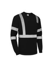 Kiwi High Visibility ANSI/ISEA 107-2020 Reflector Black Long Sleeve Safety Shirt [73300]