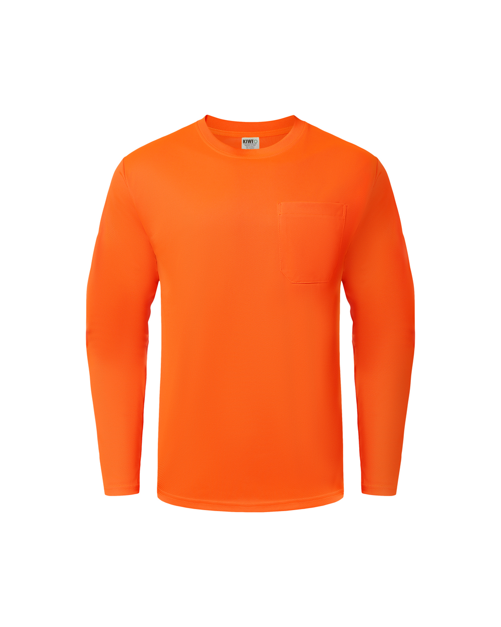 Kiwi High Visibility Orange Long Sleeve Safety Shirt [73500]
