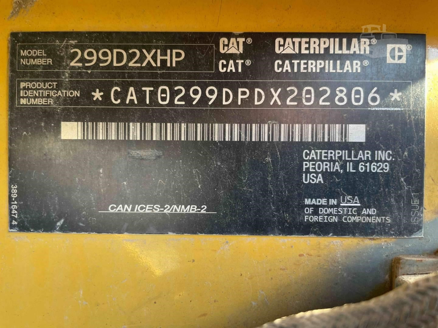 Caterpillar 299D2 XHP CTL