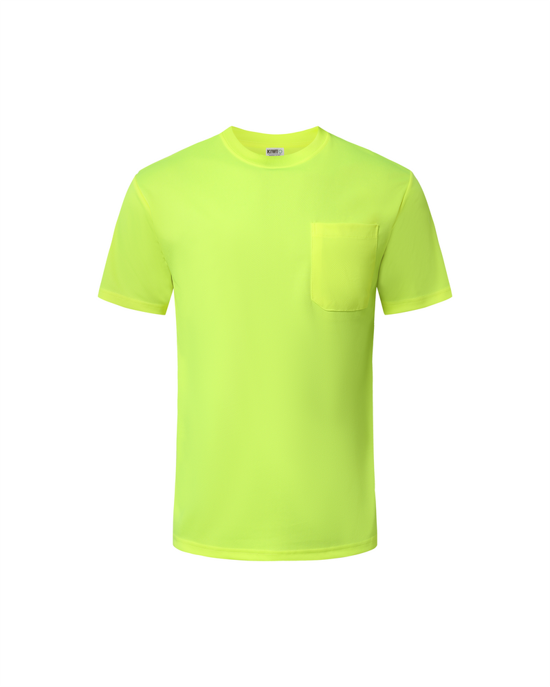 Kiwi High Visibility Neon Short Sleeve Safety Shirt [74200]