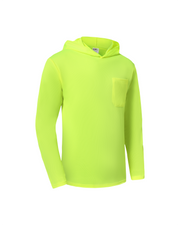 Kiwi High Visibility Neon Long Sleeve Safety Hoodie [75000]