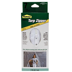 7 ft. Clear Tarp Zipper Door