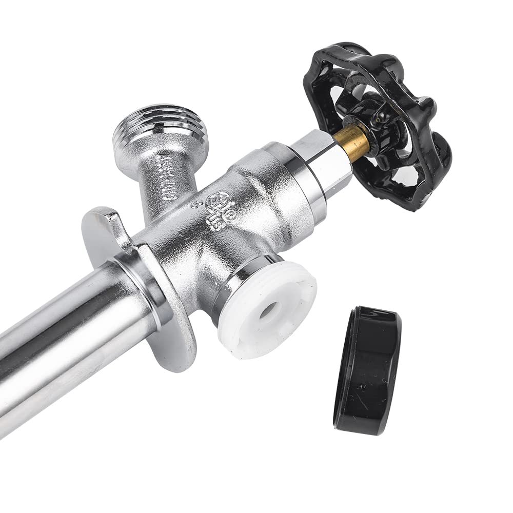 1/2" PEX Expansion x 3/4" Hose Bibb, 8" Anti Siphon Frost Free Sillcock