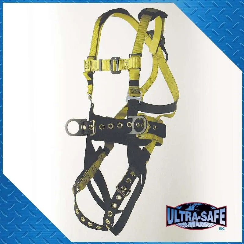 Iron Worker's Type Full Body Harness w/ Back Pad & Tool Belt