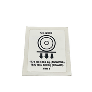 Genie Wheel Load Decal Label 97693GT