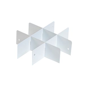 Drawer Divider, Steel, Crisscross, 11in x 4in - 9824-3-01