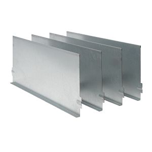 Adjustable Shelf Divider Set, 13.5in wide x 6in tall - 9825T