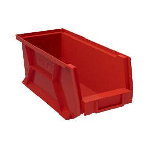 Red Bins, 6in x 6.5in x 15.45in, 6 Pack - 9854-7-02