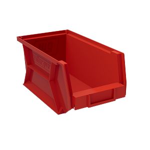 Red Bins, 6in x 7.1in x 13.2in, 6 Pack - 9855-7-02