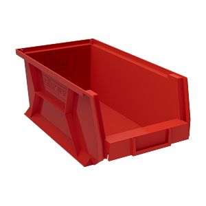 Red Bins, 6in x 8.2in x 13.2in, 6 Pack - 9856-7-02