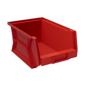 Red Bins, 6in x 7.8in x 15.4in, 6 Pack - 9859-7-02