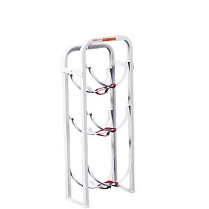 Refrigerant Tank Rack, 2 x 30lbs, 1 x 50lbs, 40in x 8in x 8in - 9863-3-01