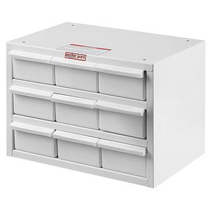 Parts Cabinet, 9 Bin, 12in x 17in x 12in - 9909-3-02