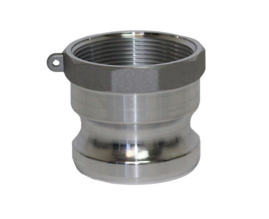 A-150-ALUMINUM | Part A - Adapter - 1-1/2" Male Adapter x 1-1/2" Female NPT, Aluminum