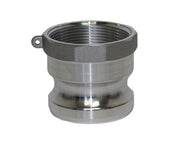 A-150-ALUMINUM | Part A - Adapter - 1-1/2" Male Adapter x 1-1/2" Female NPT, Aluminum