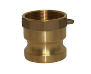 A-300-BRASS | Part A - Adapter - 3" Male Adapter x 3" Female NPT, Brass