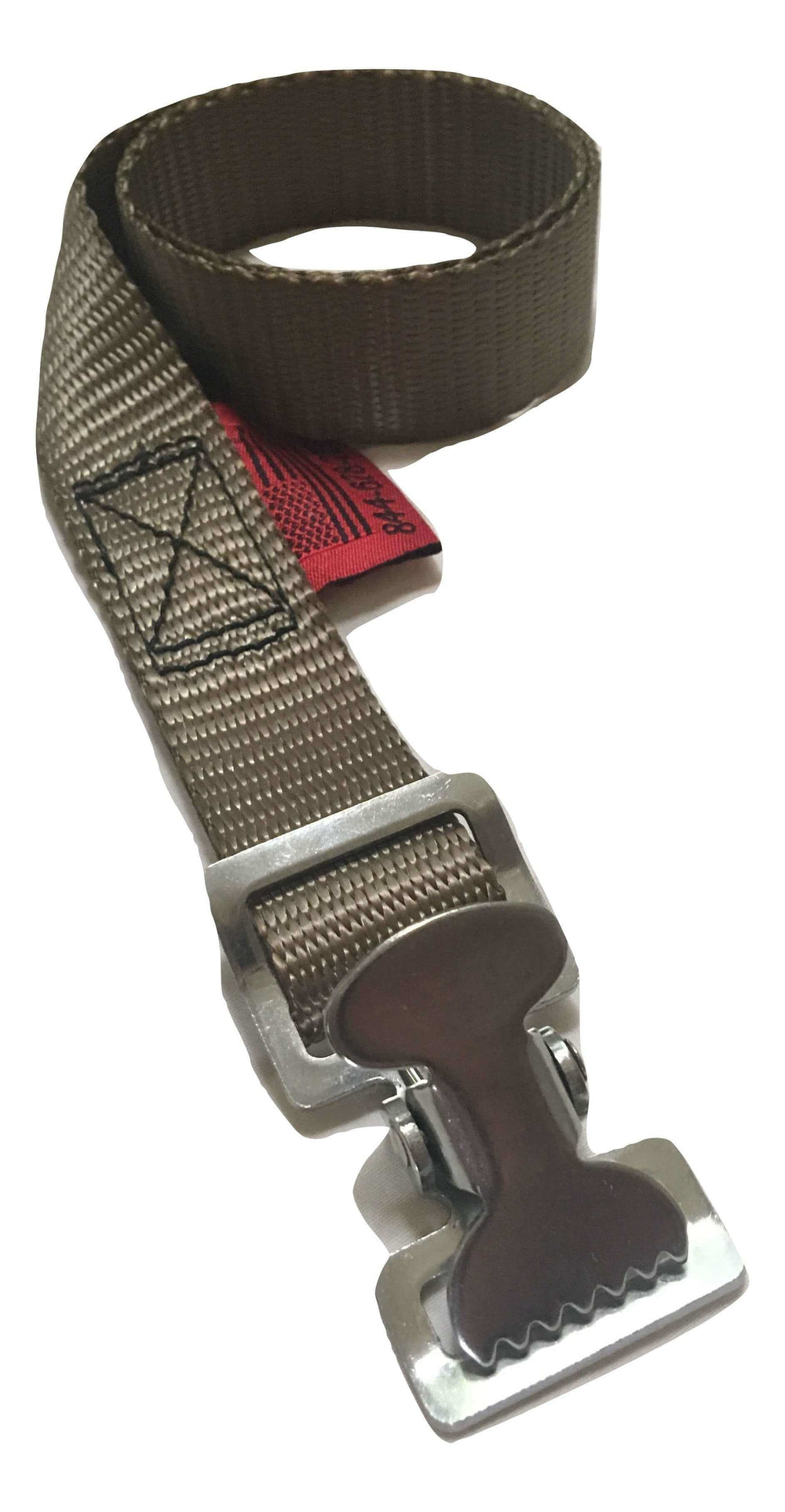 1 x 48" Nickel Plated Tourniquet Buckle/Alligator Clip | COLOR OPTIONS