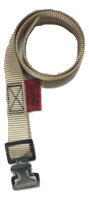1 x 48" Nickel Plated Tourniquet Buckle/Alligator Clip | COLOR OPTIONS