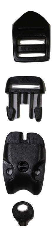 BLACK ACW Buckle 2 pc Wind Strap Kit Hot Tub Secure ACW Loc Spa Hurricane Tie Down | SIZE OPTIONS